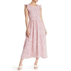 Smocked Midi Dress